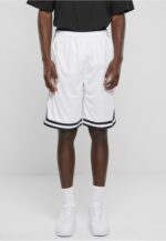 Urban Classics Stripes Mesh Shorts white/black/white TB243