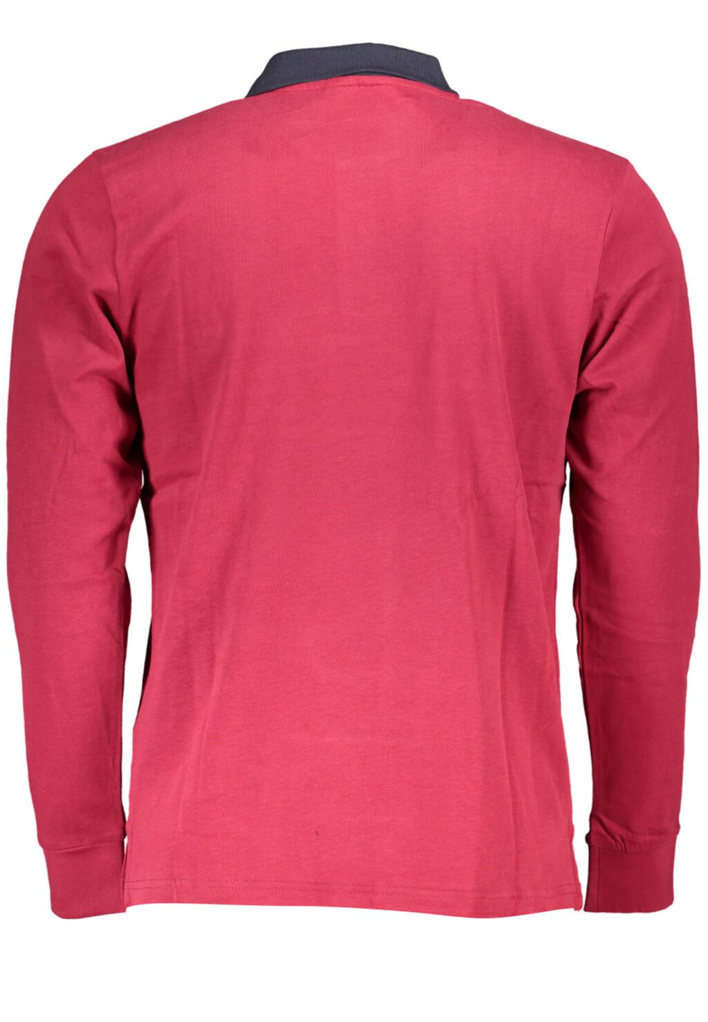 US GRAND POLO MEN'S LONG SLEEVED POLO SHIRT RED USP878_ROROSSO