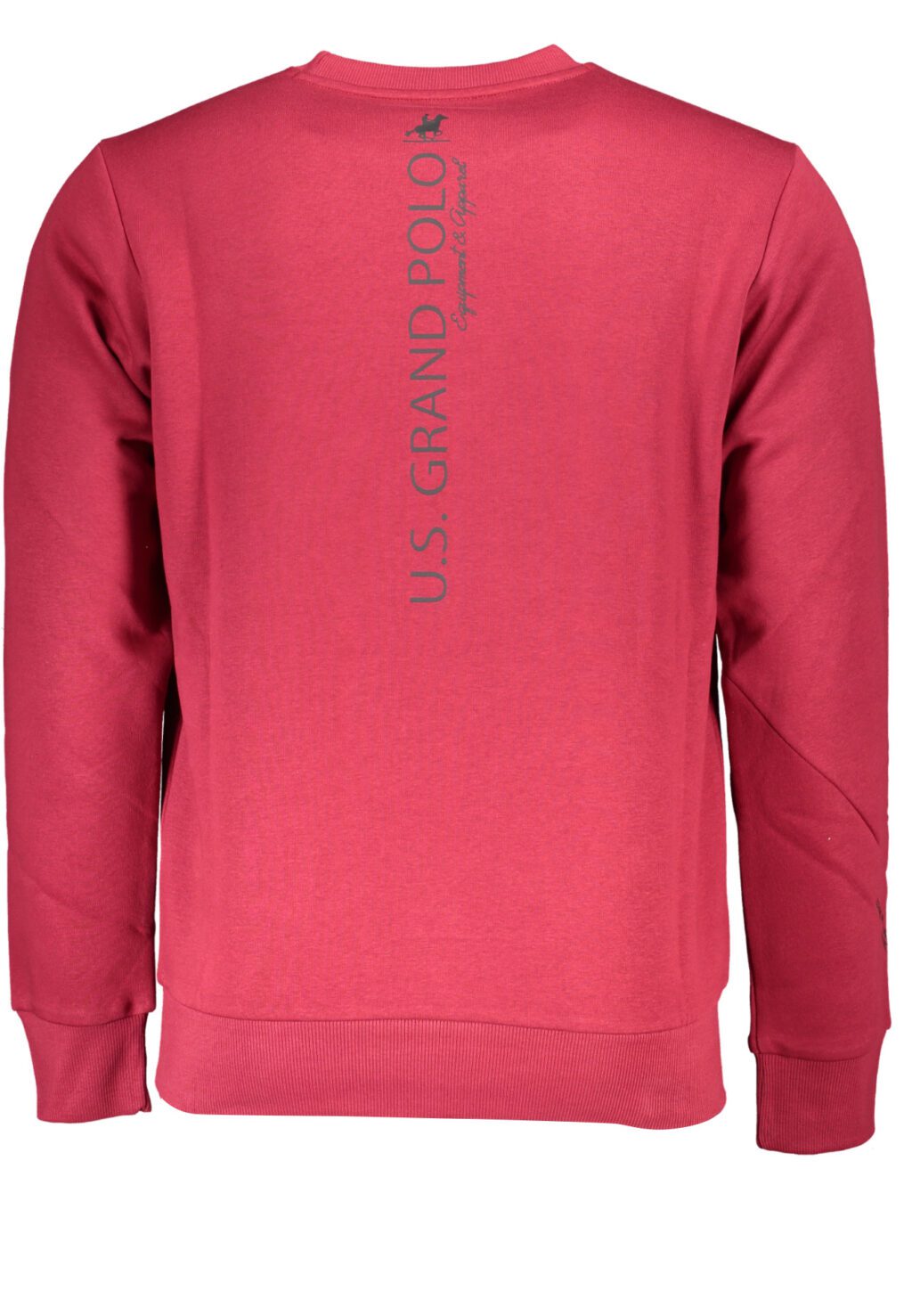 US GRAND POLO MEN'S RED ZIP-OUT SWEATSHIRT USF895_ROROSSO