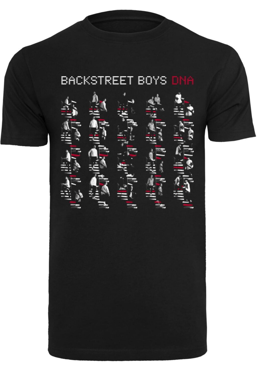 Backstreet Boys - DNA Album Red T-Shirt Round Neck black MP0004465