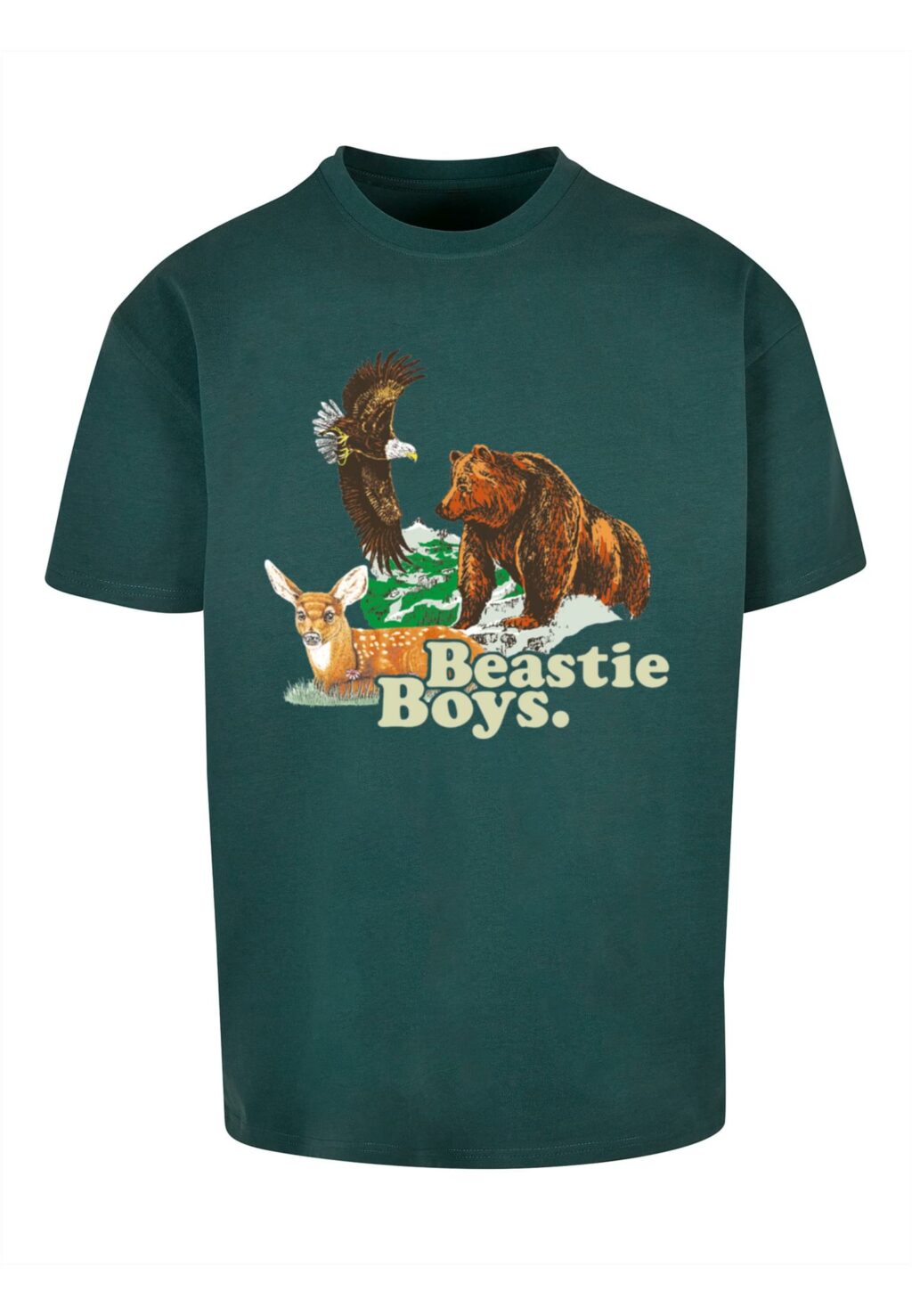 Beastie Boys Animal Tee bottlegreen MT3129