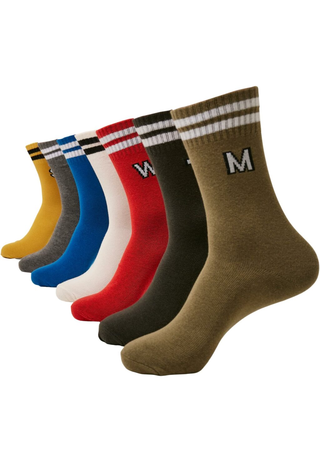 College Letter Socks 7-Pack wintercolors TB3741