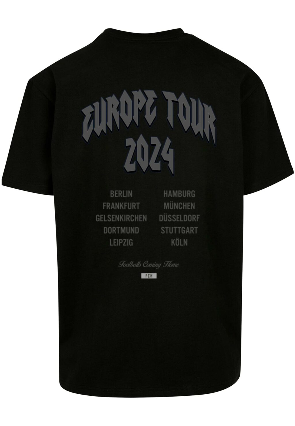 Football's Coming Home 2024 Europe Tour Oversize Tee black MT3125