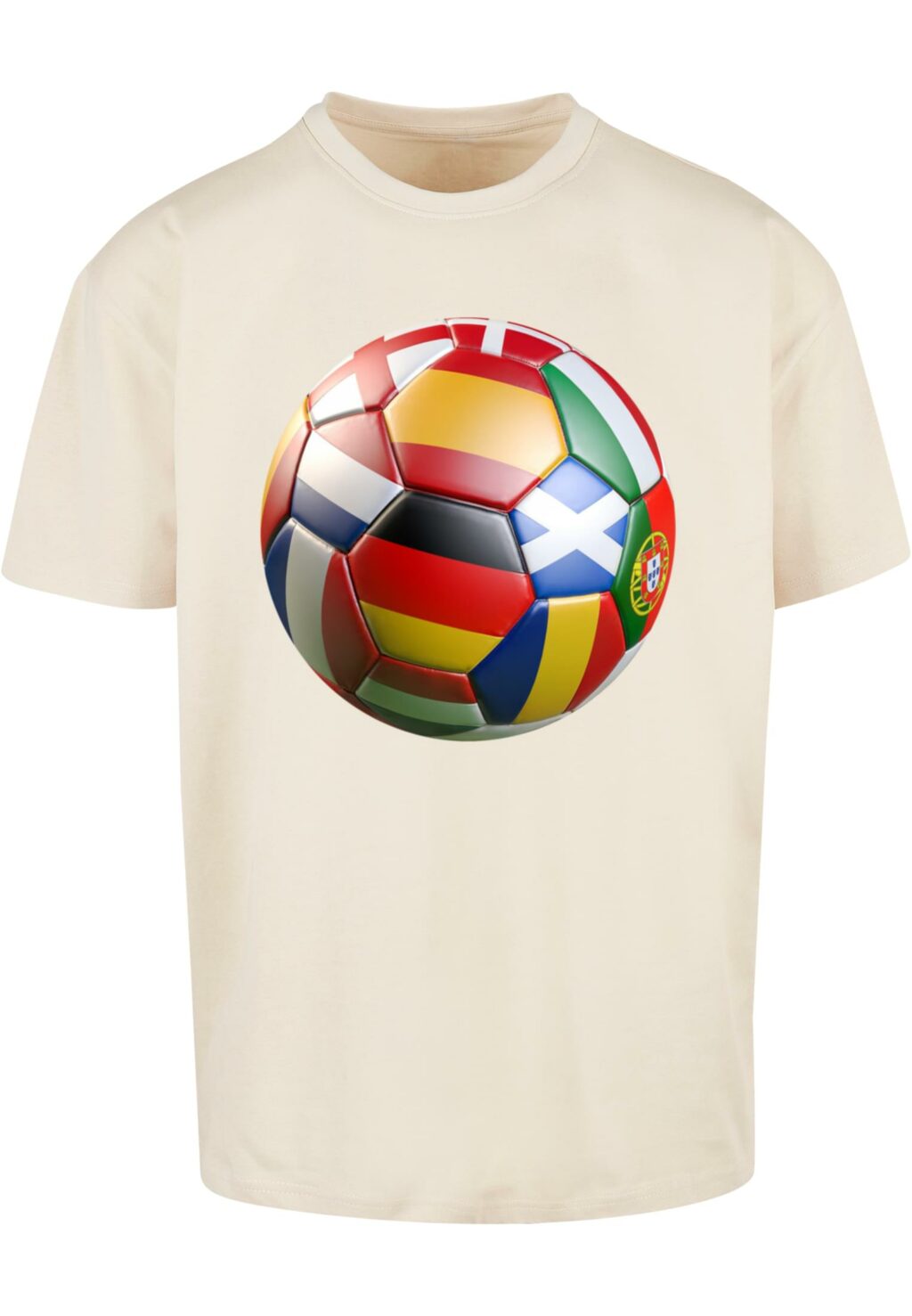 Football's Coming Home 2024 Europe Tour Oversize Tee sand MT3125