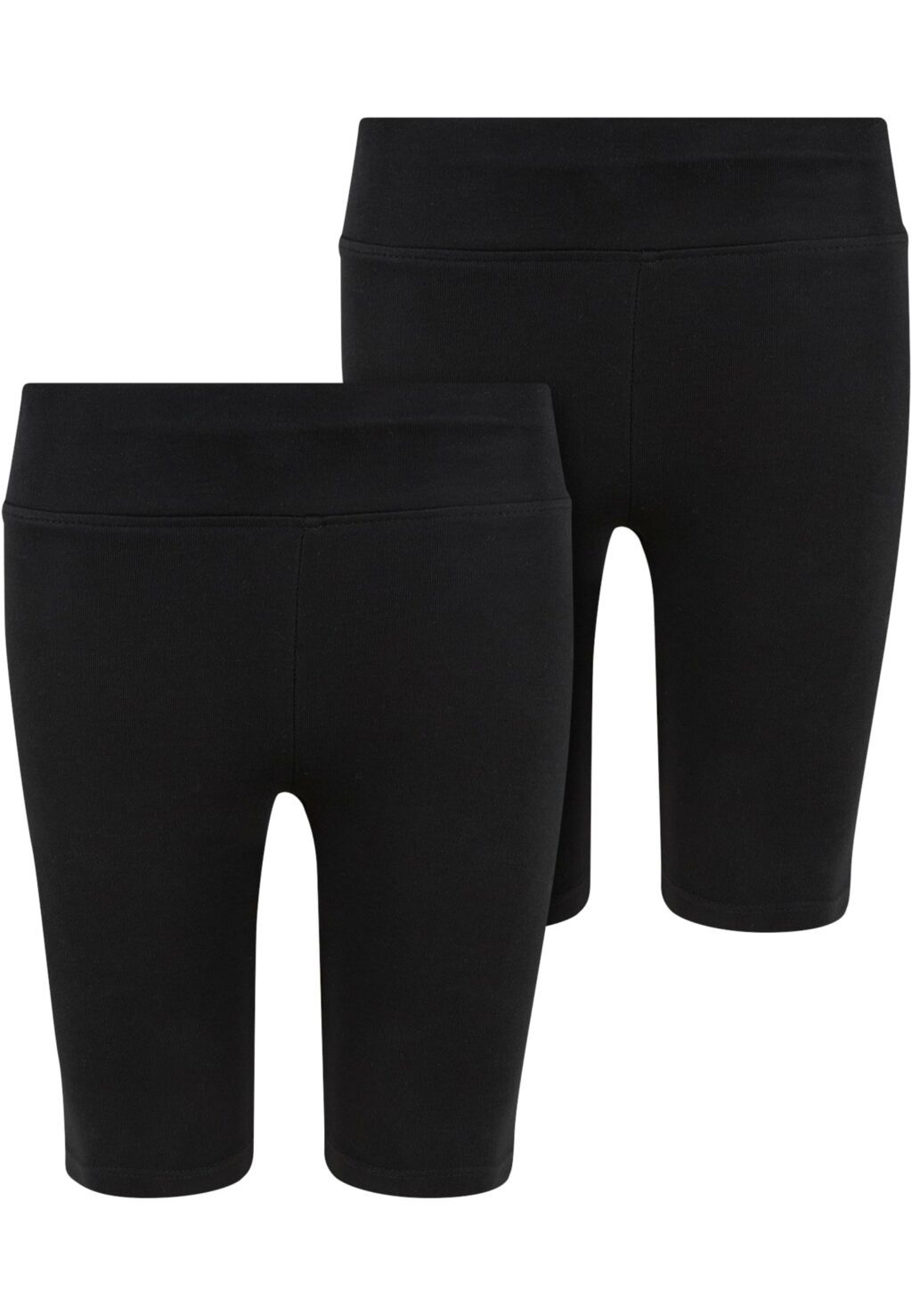 Girls High Waist Cycle Shorts 2-Pack black+black UCK2632A