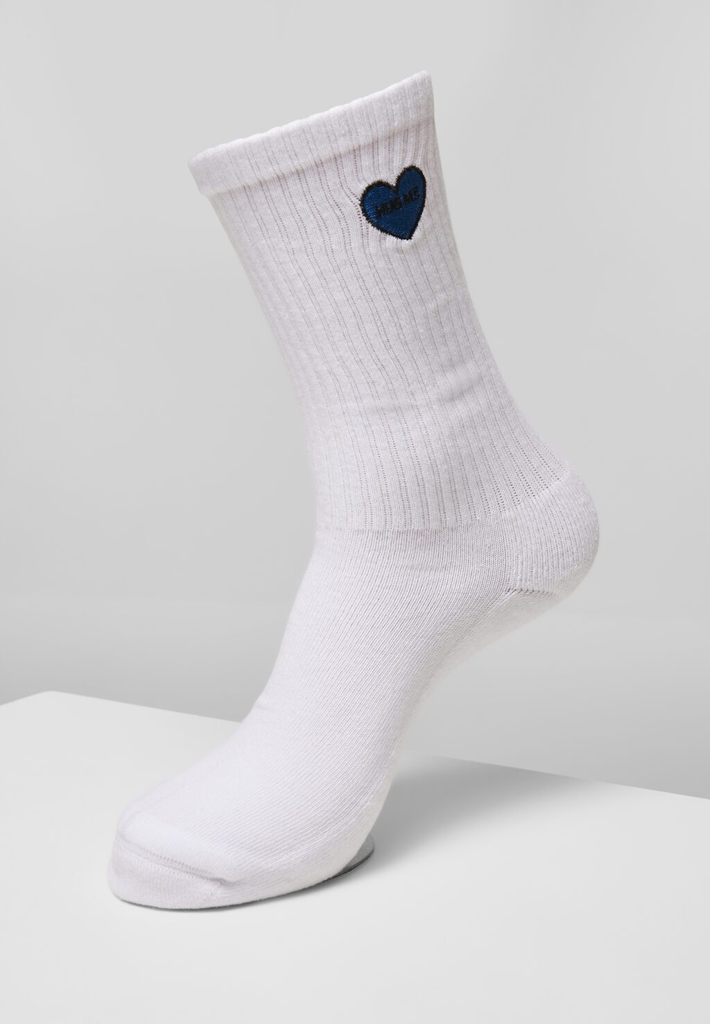 Heart Embroidery Socks 3-Pack white MT2112