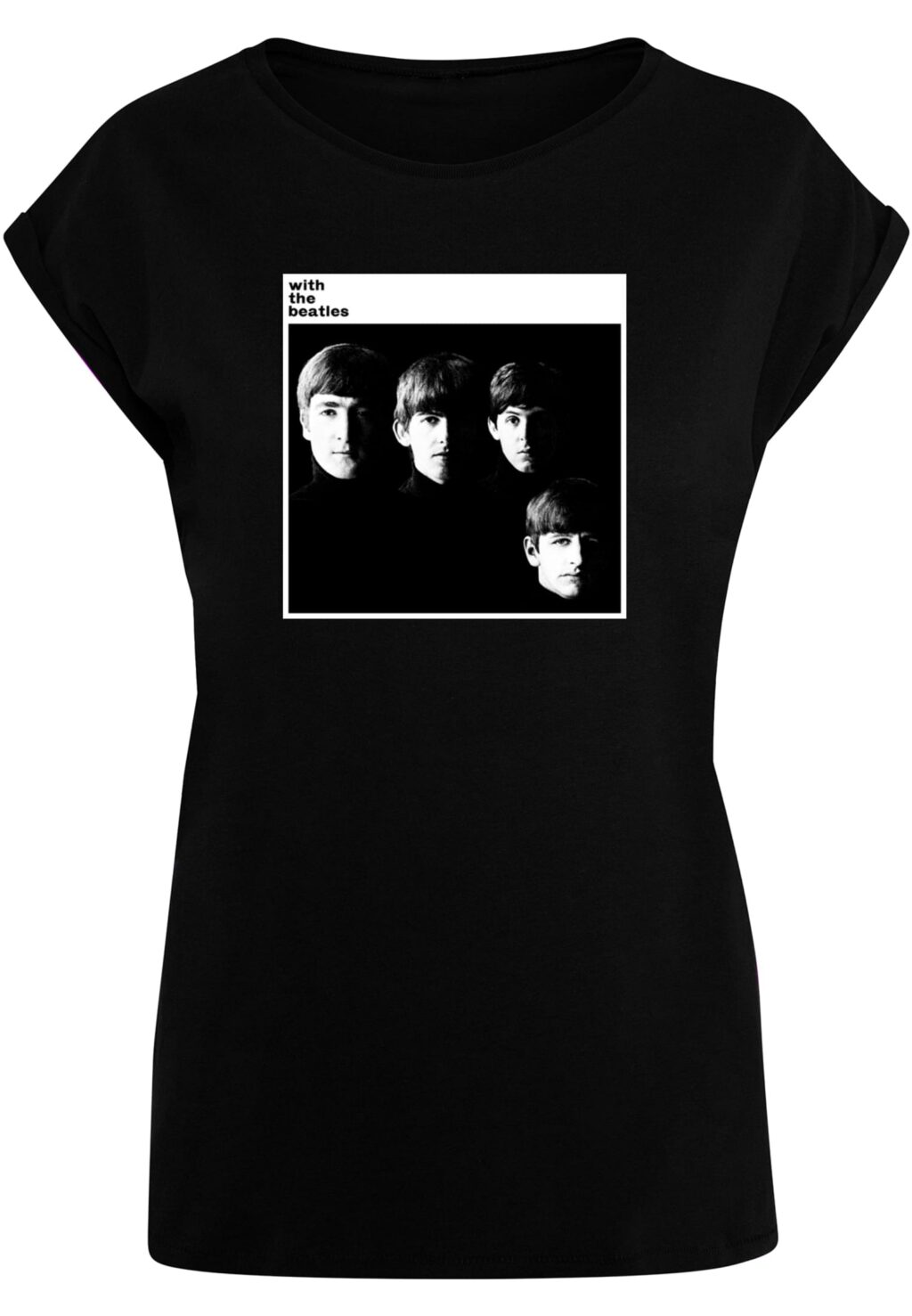 Ladies Beatles - With the Beatles T-Shirt black MP0002831