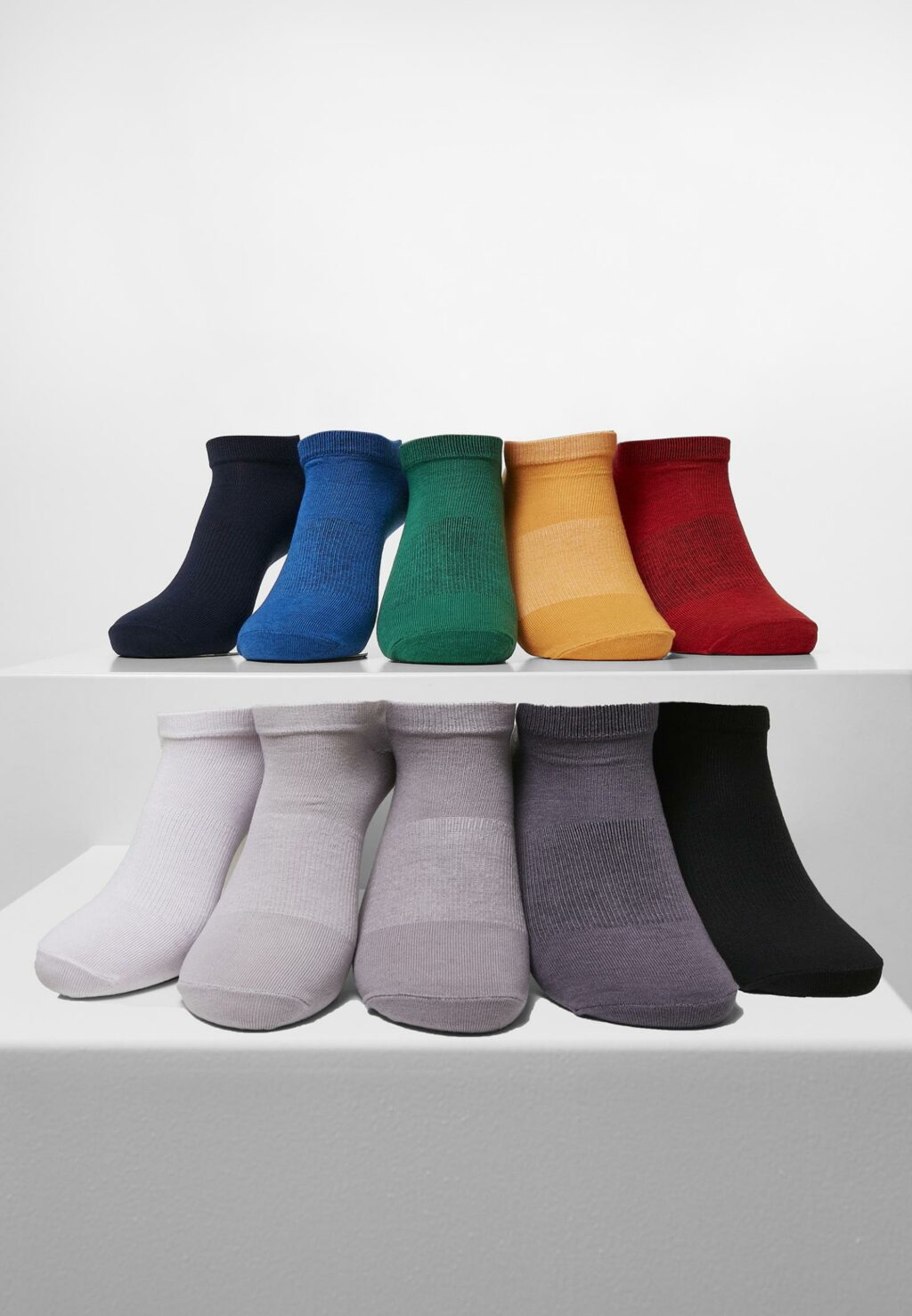 Recycled Yarn Sneaker Socks 10-Pack multicolor TB4338