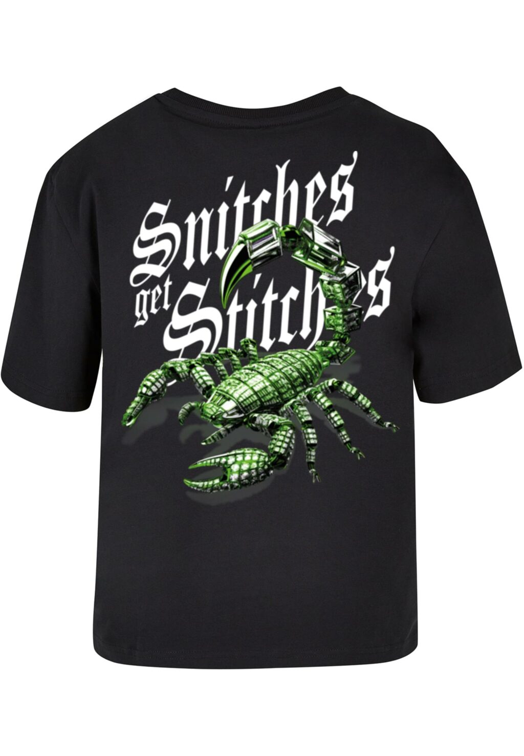 Snitches Get Stitches Tee black MST104