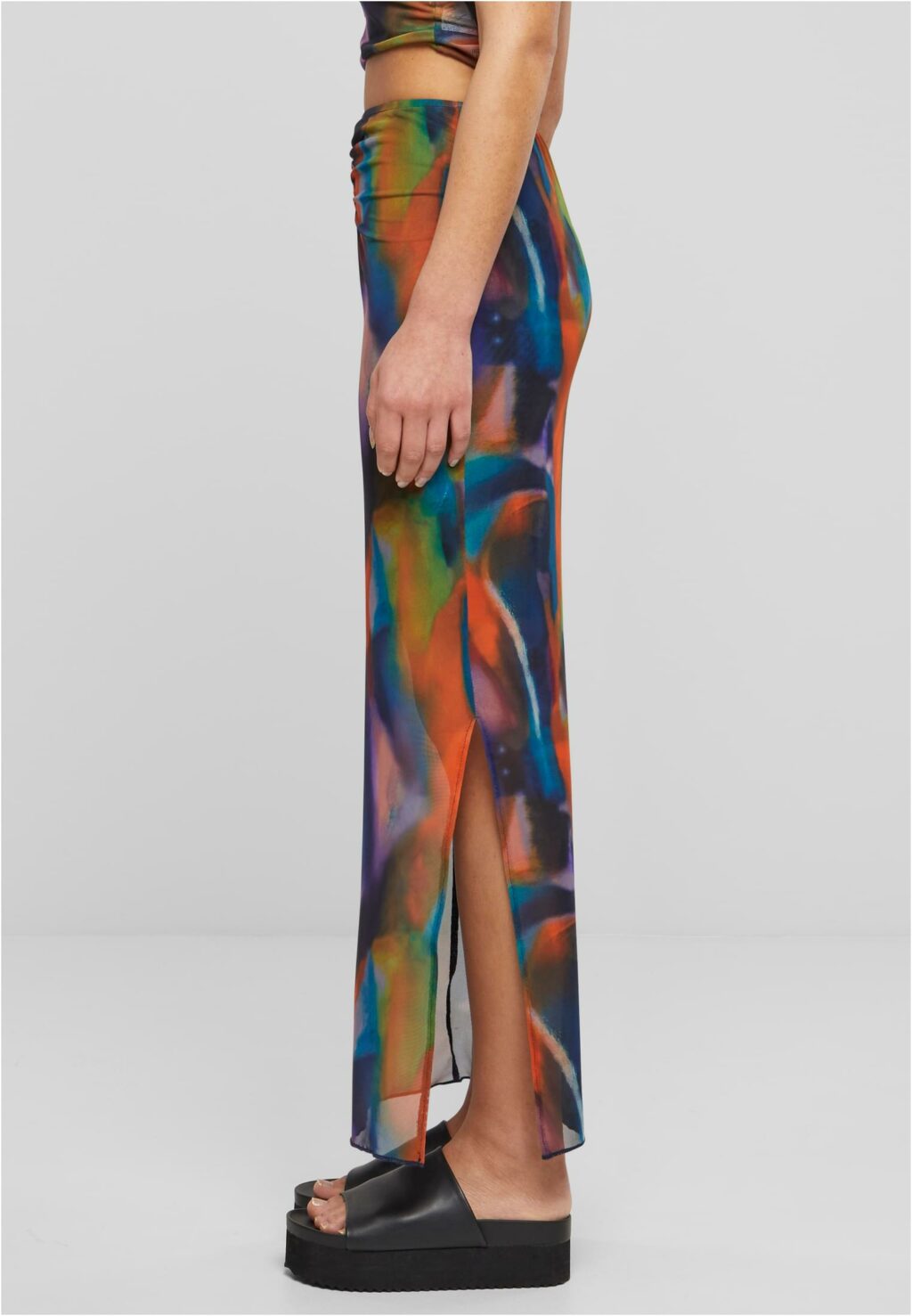 Urban Classics Ladies AOP Mesh Tube Skirt multicolorreflection TB6889