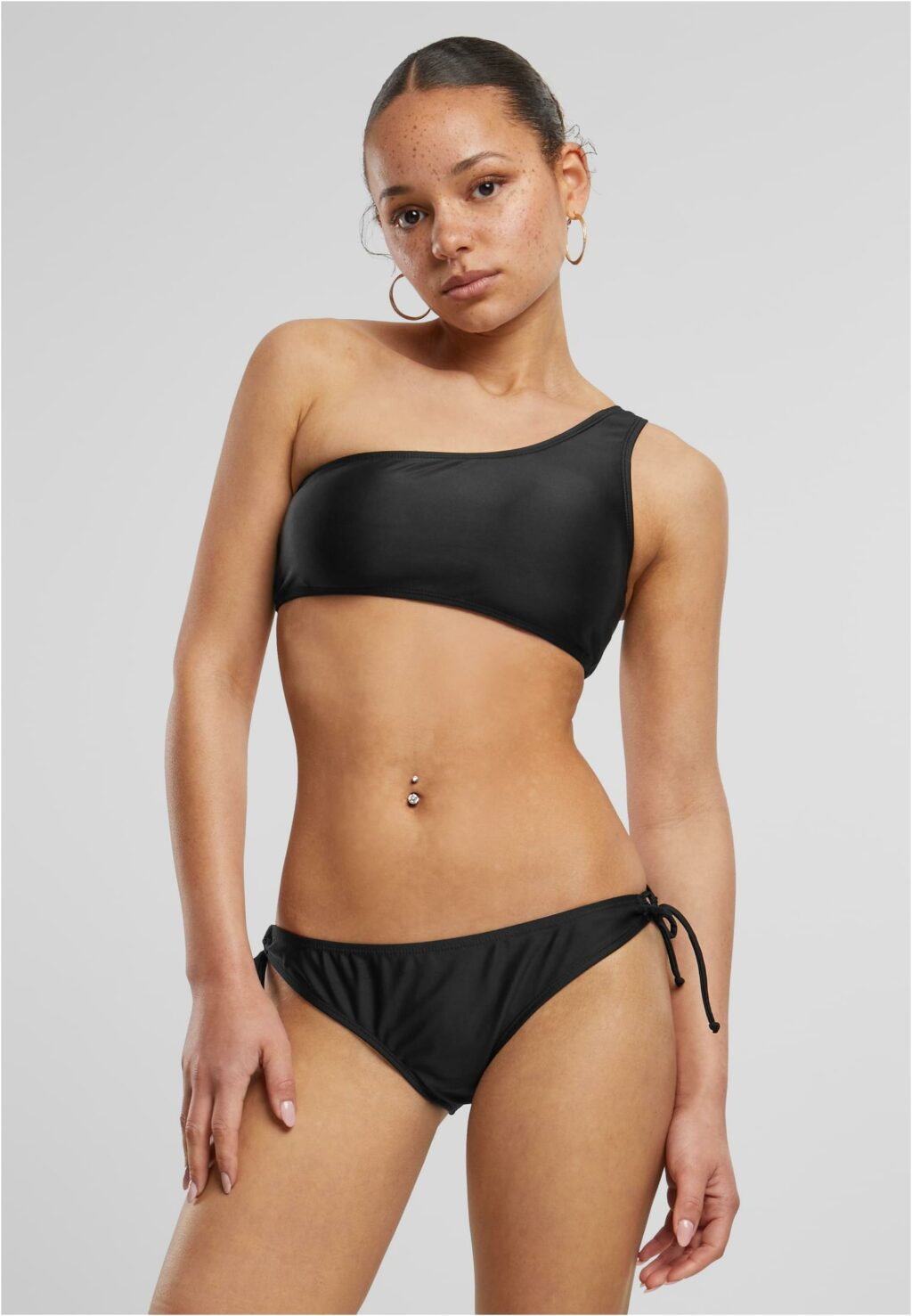 Urban Classics Ladies Asymmetric Bikini black TB6886