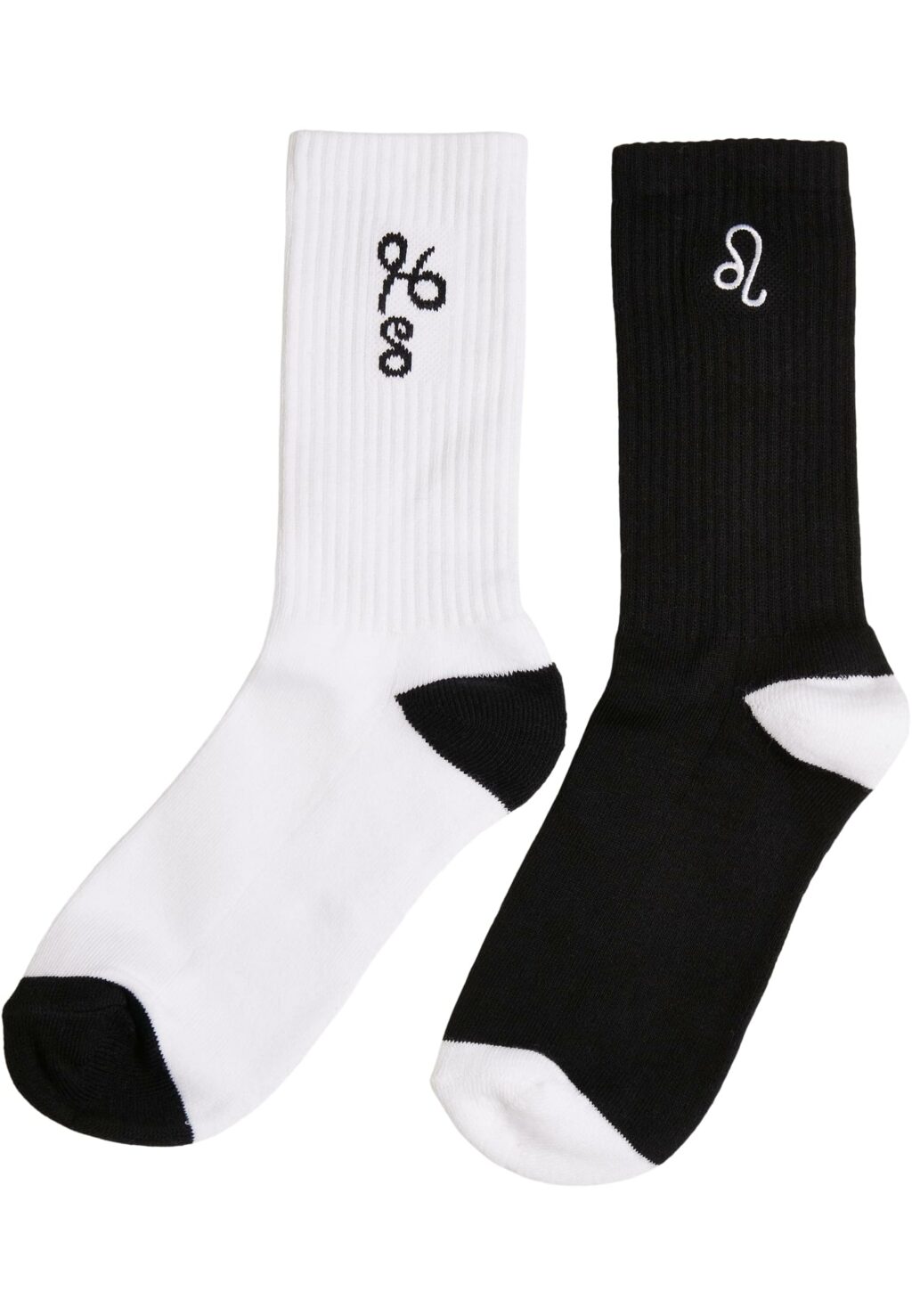 Zodiac Socks 2-Pack black/white leo MT2235