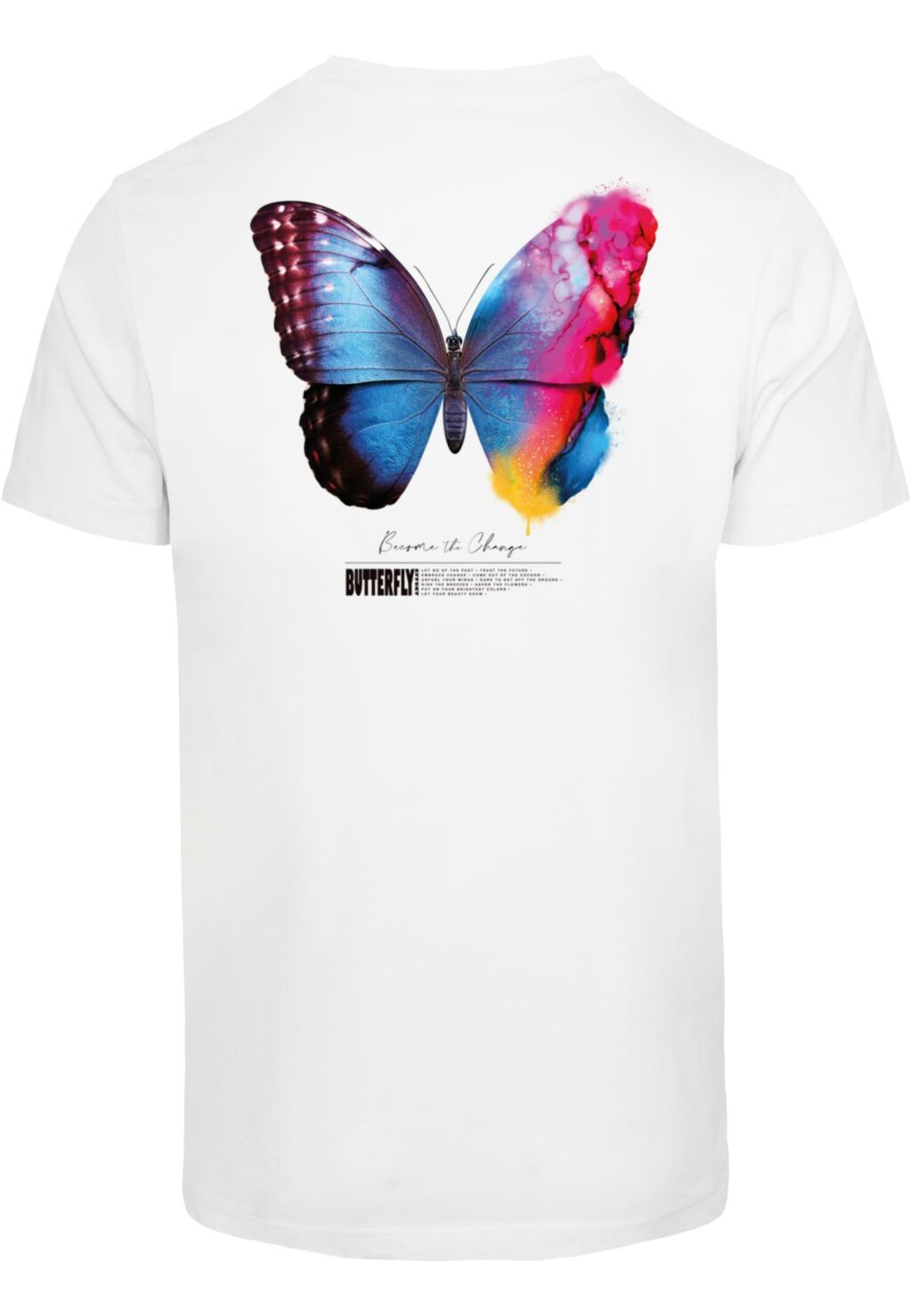 Become the Change Butterfly 2.0 Tee white MT3026