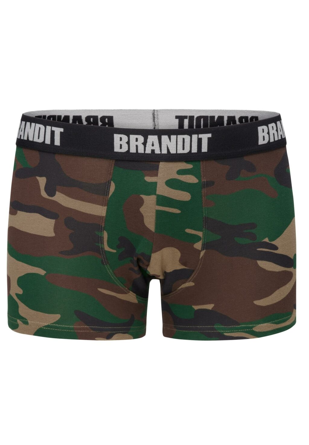 Brandit Boxershorts Logo 2-Pack woodland/black BD4501