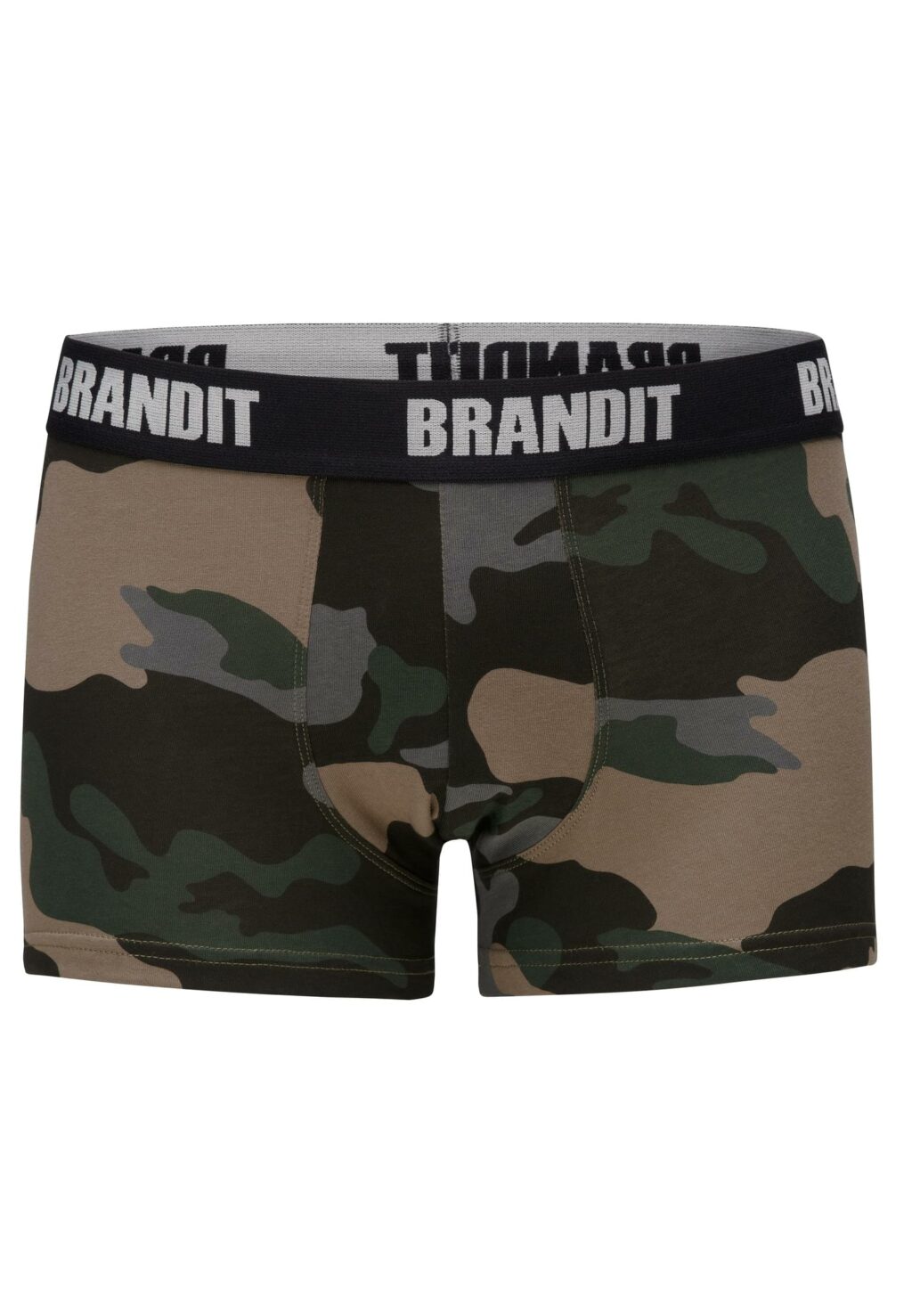 Brandit Boxershorts Logo 2-Pack woodland/darkcamo BD4501