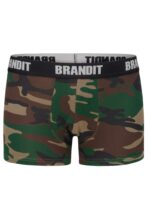 Brandit Boxershorts Logo 2-Pack woodland/darkcamo BD4501