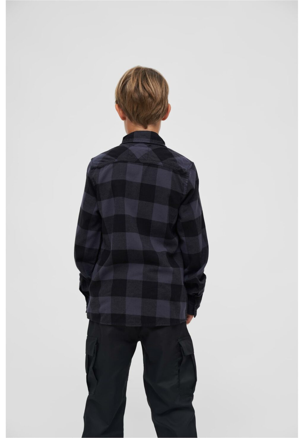 Brandit Checkshirt Kids black/grey BD6016