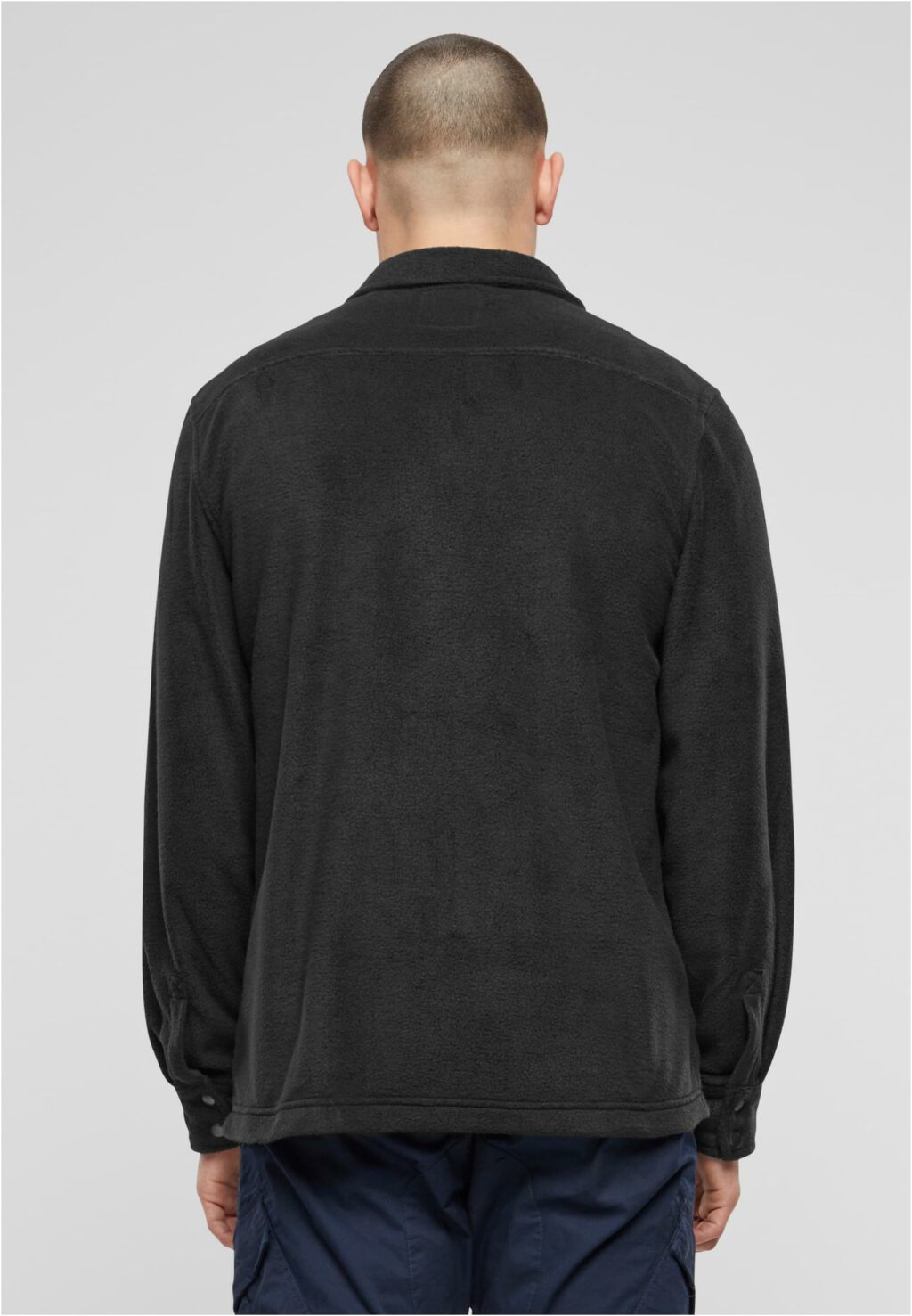 Brandit Jeff Fleece Shirt Long Sleeve black BD9720