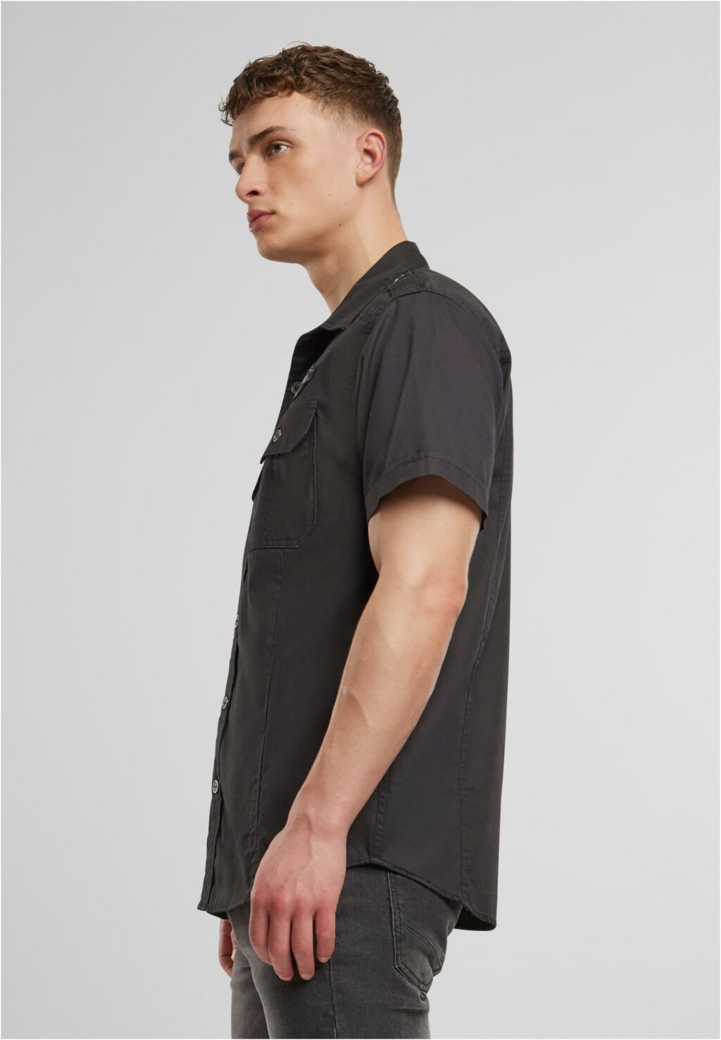 Brandit Luis Vintage Shirt Short Sleeve black BD4033