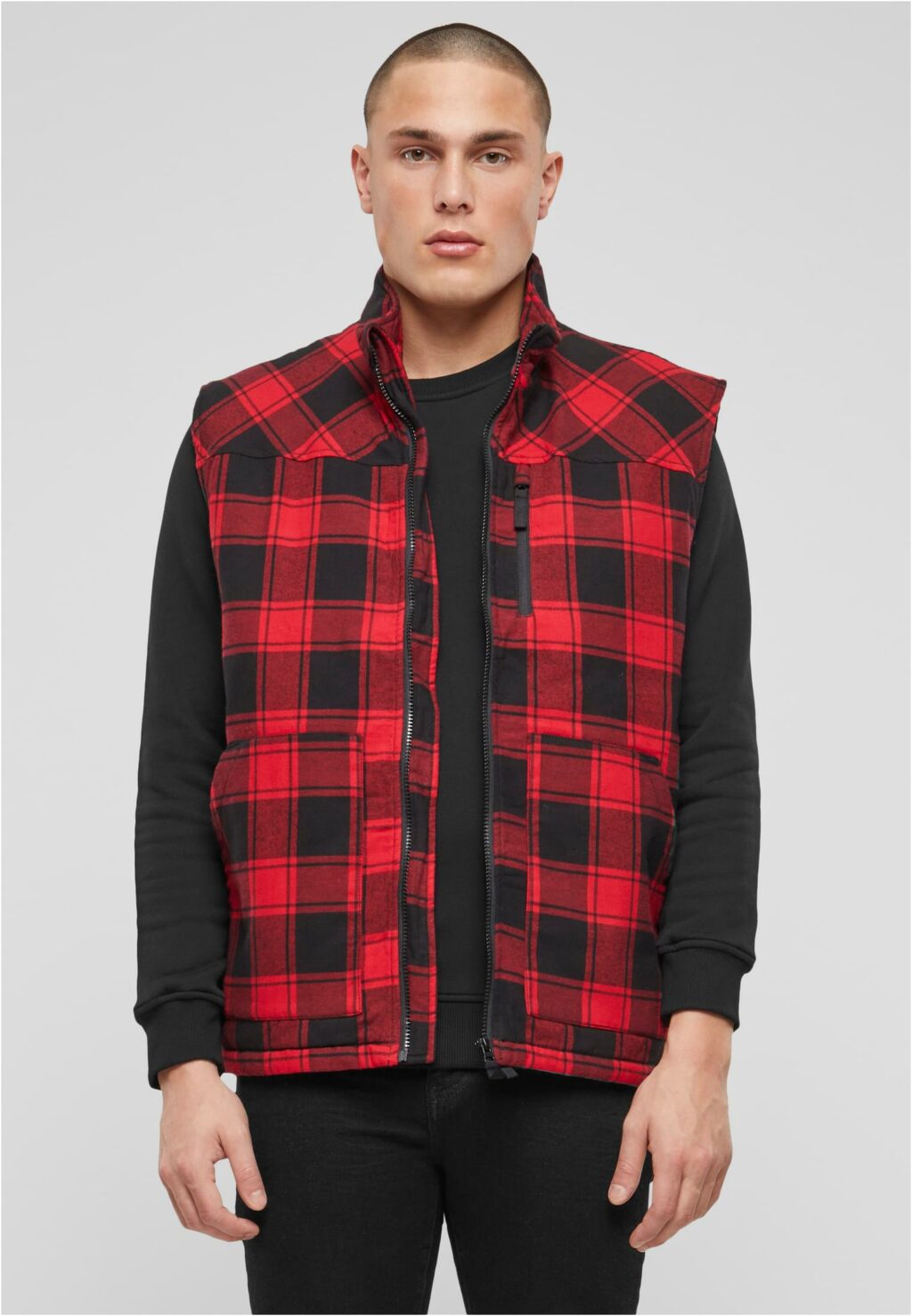 Brandit Lumber Vest red/black BD4034