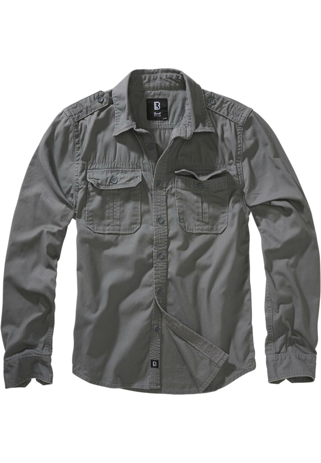 Brandit Vintage Shirt charcoal grey BD9373