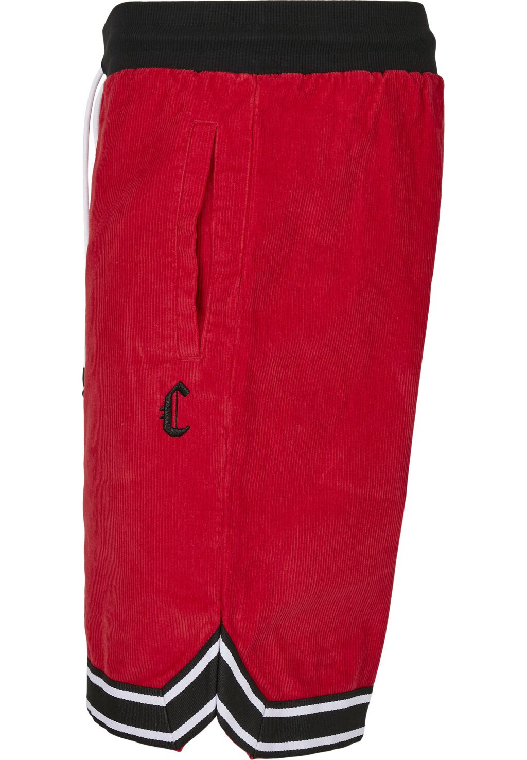 CSBL Reverse Banned Cord Shorts red/black CS2316