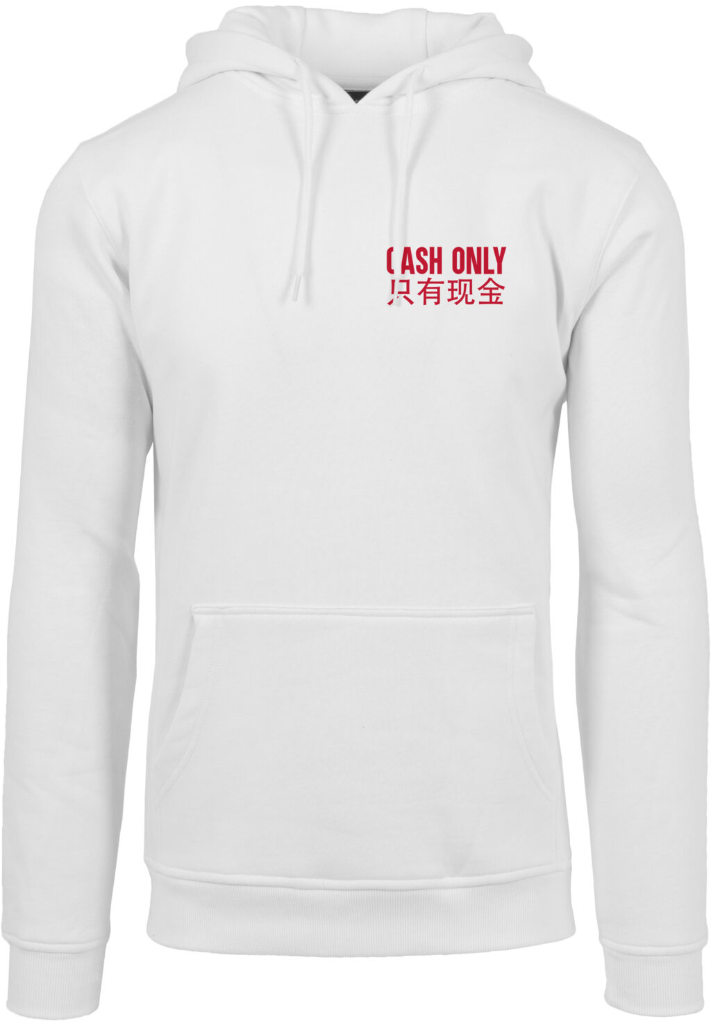 Cash Only Hoody white MT1492