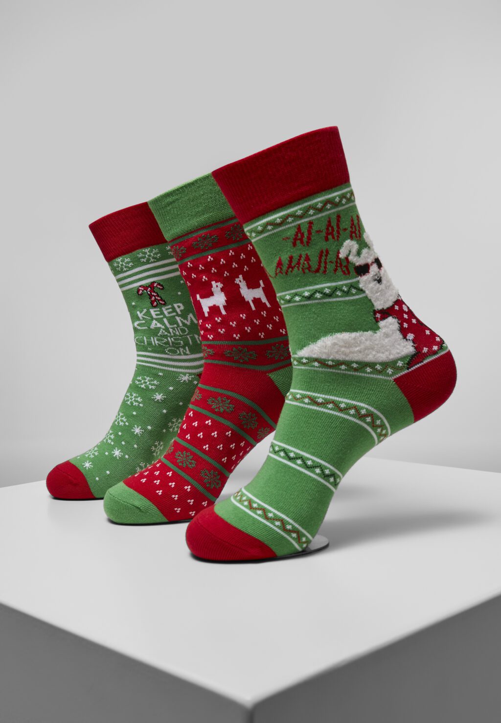 Christmas Lama Socks 3-Pack multicolor TB3747