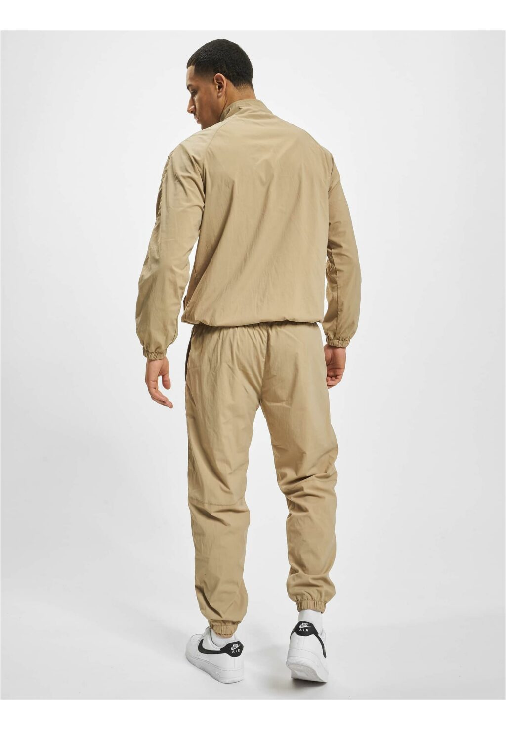 DEF Elastic plain track suit beige DFSS034