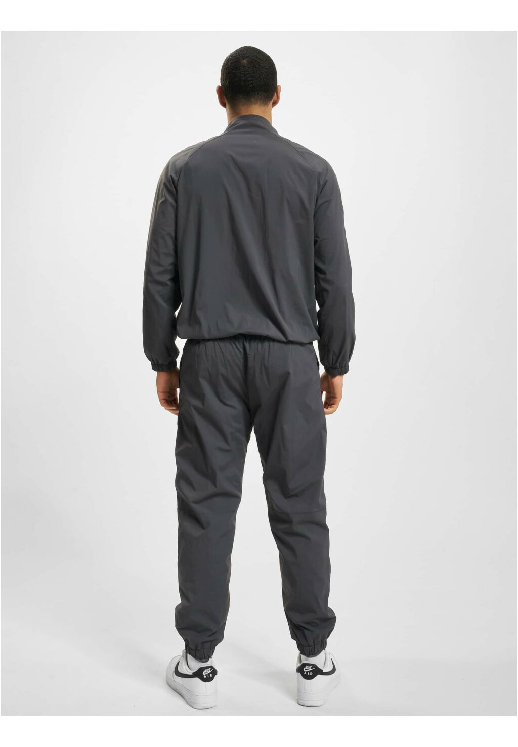 DEF Elastic plain track suit grey DFSS034