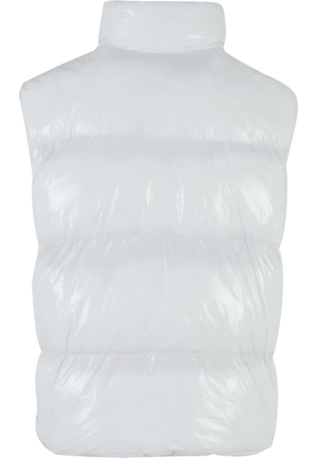 DEF Shiny Puffer vest white DFVE104