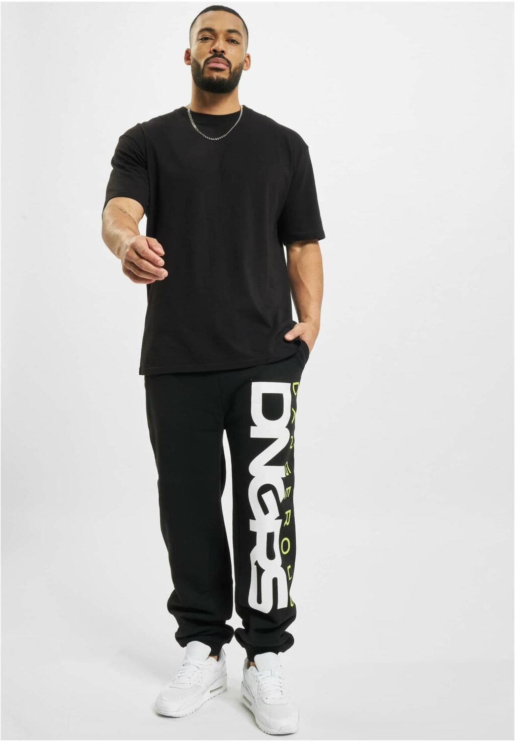 Dangerous DNGRS Classic Sweat Pants black/green DGSP3022