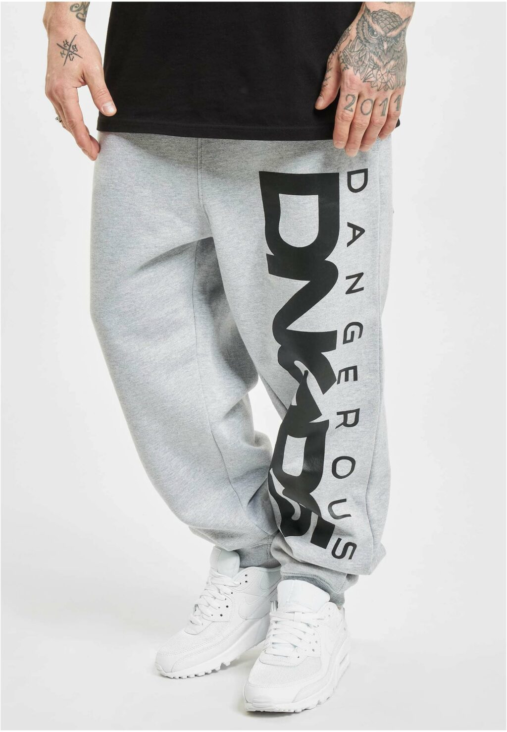 Dangerous DNGRS Classic Sweat Pants grey melange DGSP3022