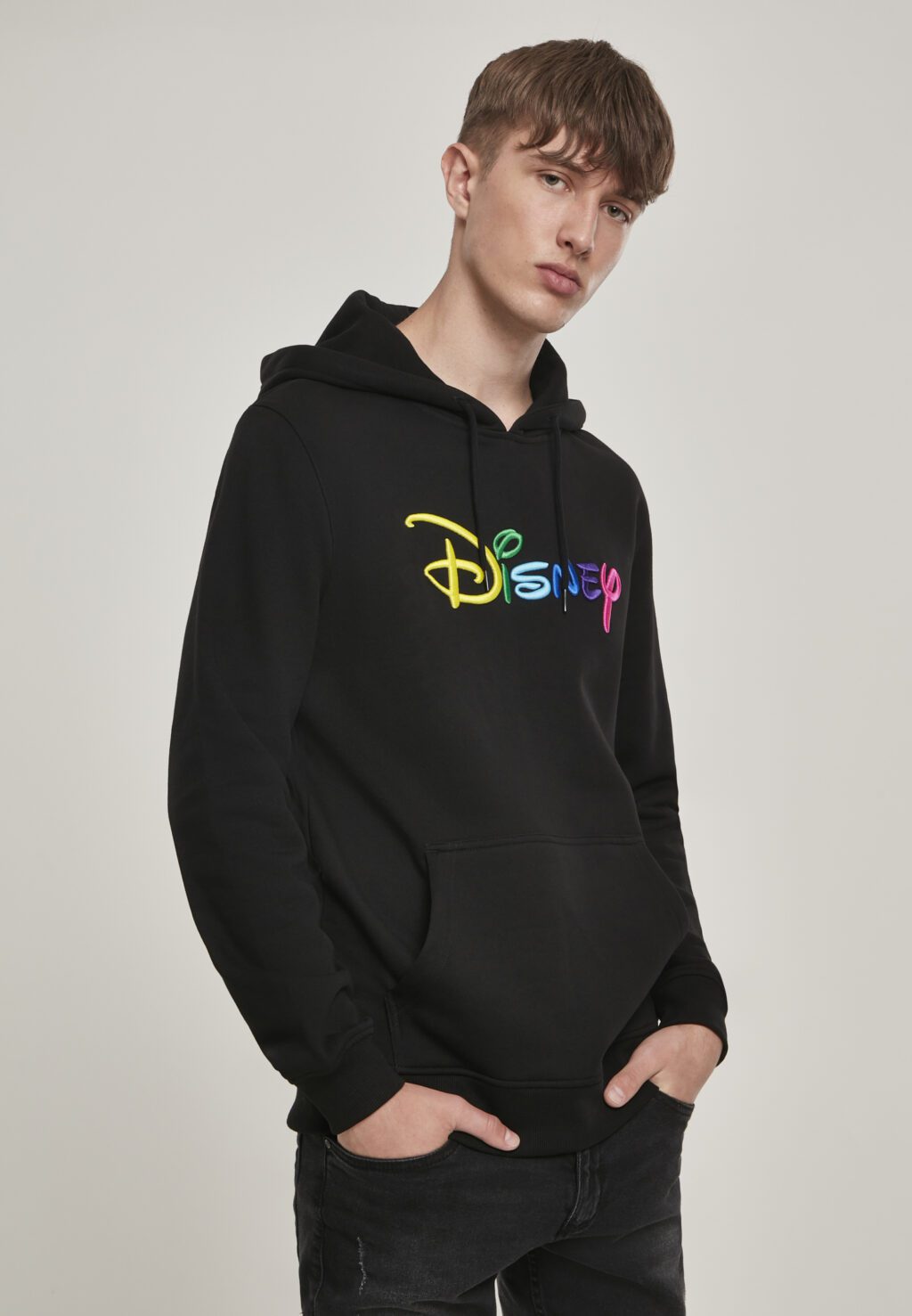 Disney Rainbow Logo EMB Hoody black MC351