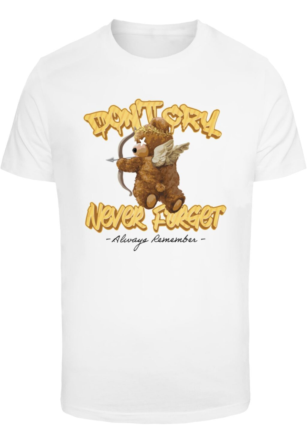 Don't cry never forget Tee white MT2924