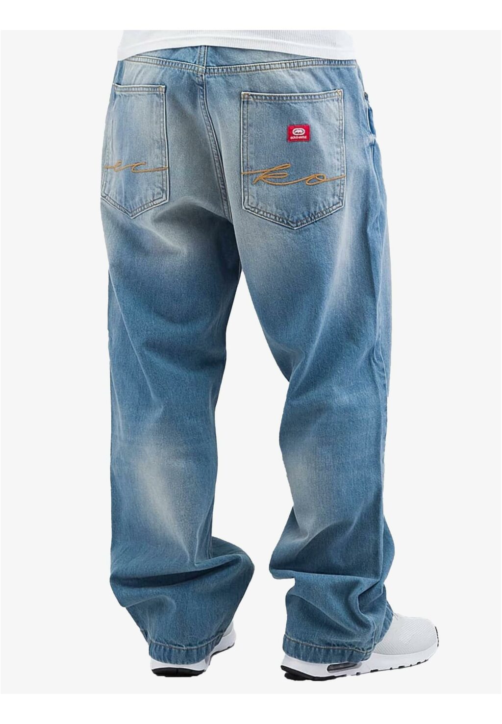 Ecko Unltd. Fat Bro Baggy Jeans light blue denim W38 ECKOJS1001
