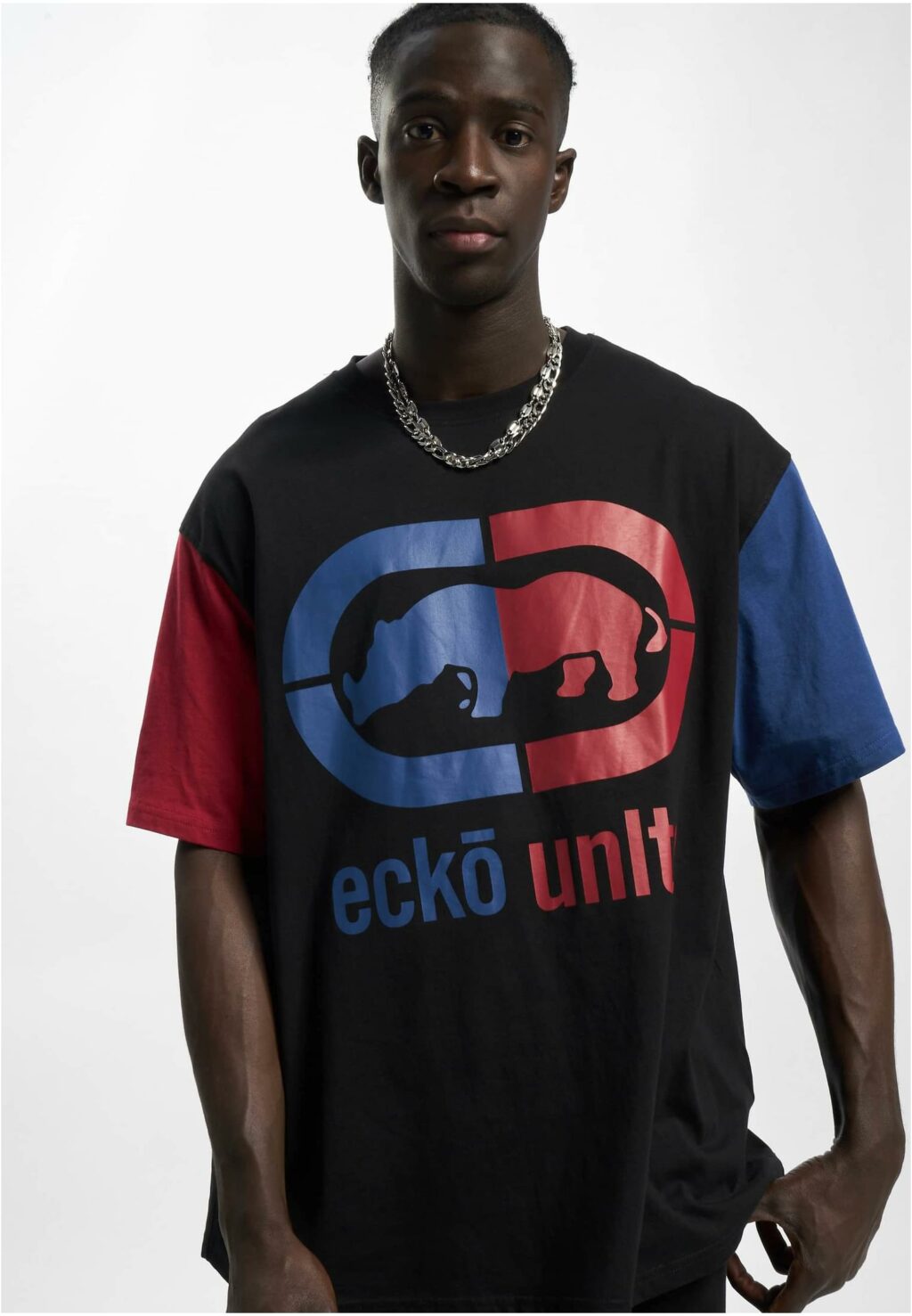 Ecko Unltd. Grande T-Shirt black/red/blue ECKOTS1137