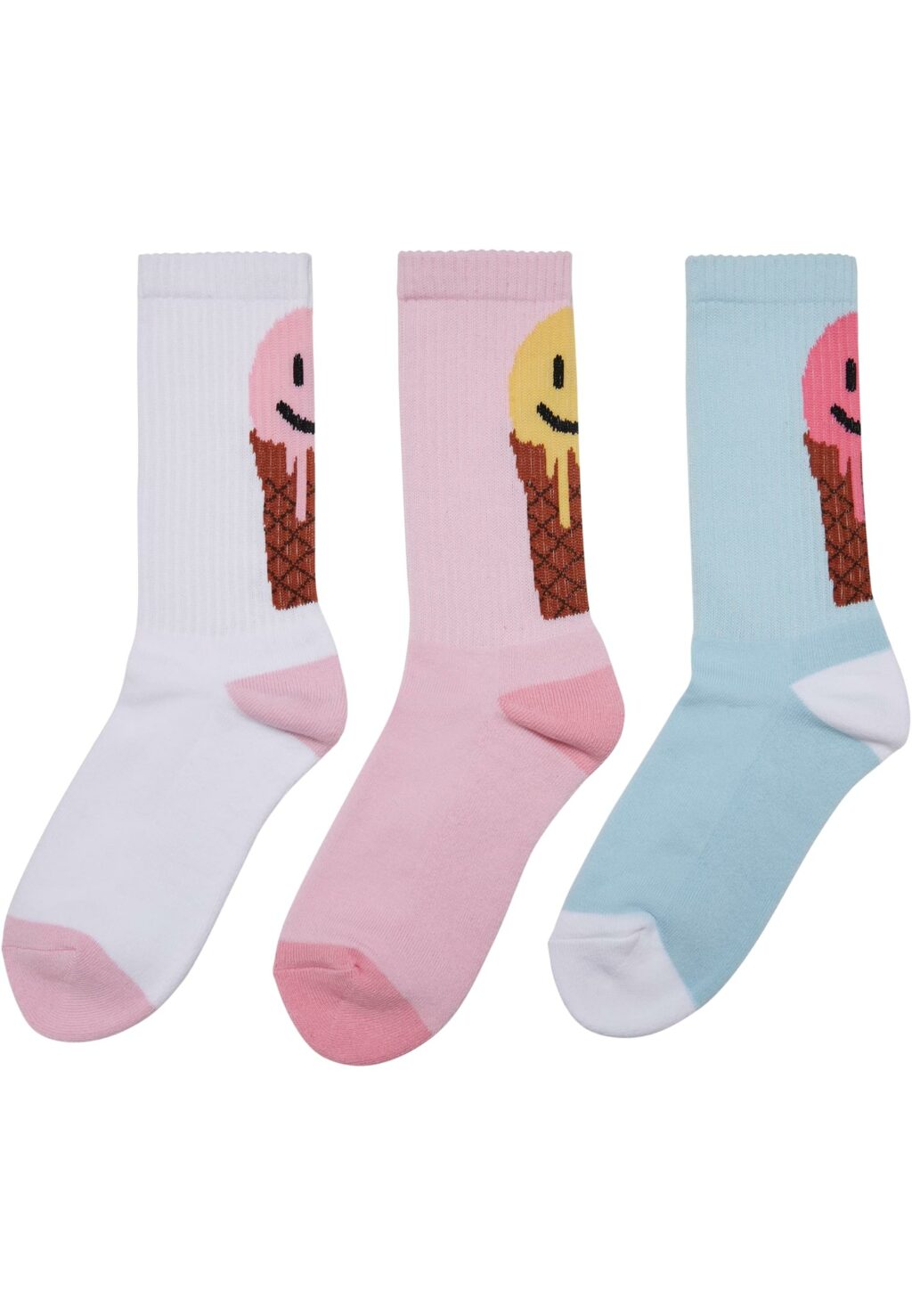 Fancy Icecream Socks 3-Pack white/multicolor MT2259
