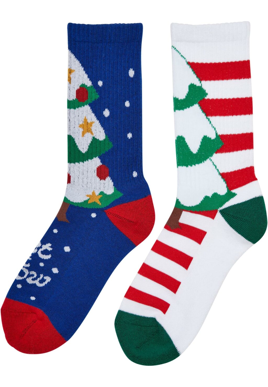 Fancy X-Mas Tree Socks 2-Pack multicolor TB5671