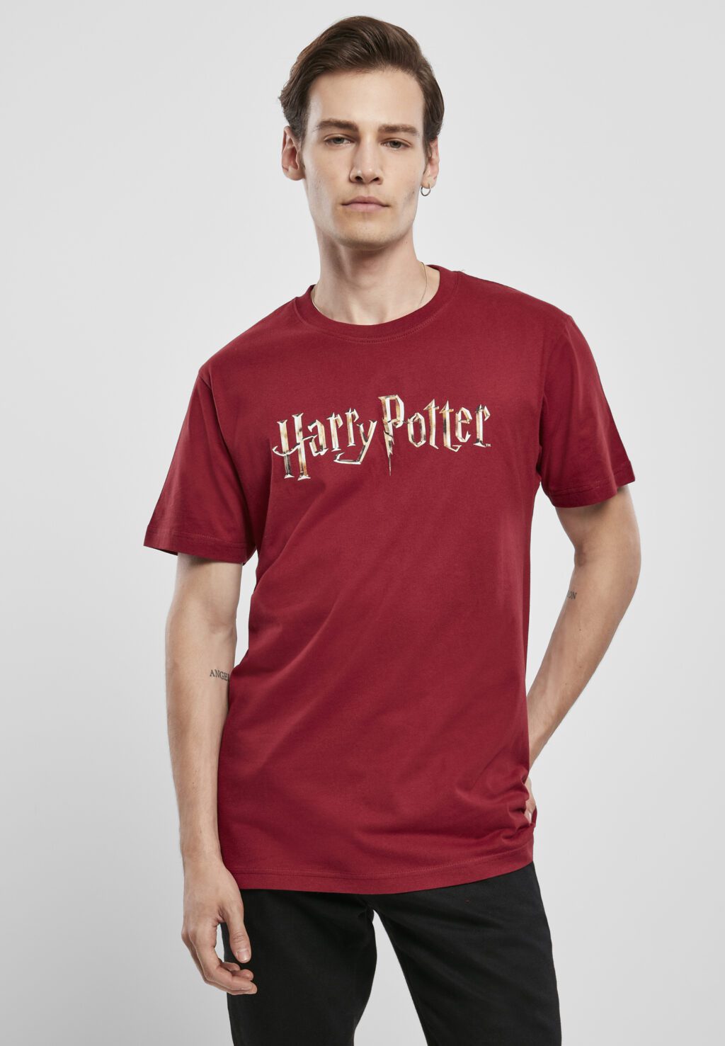 Harry Potter Logo Tee burgundy MC589