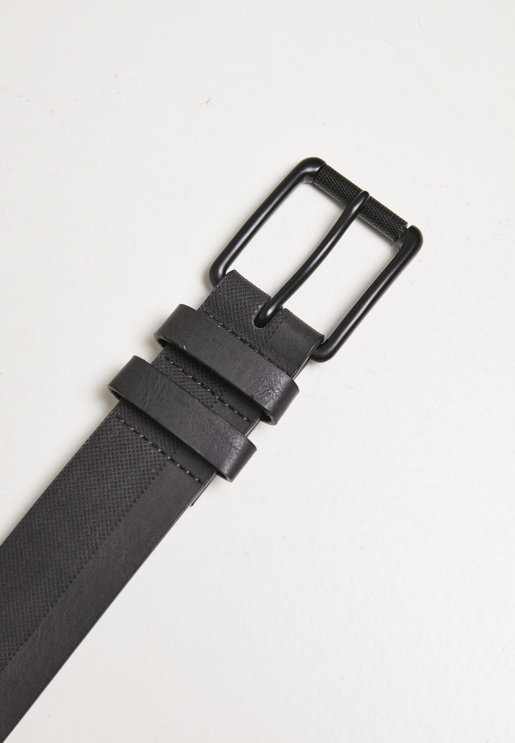 Imitation Leather Basic Belt grey TB4636