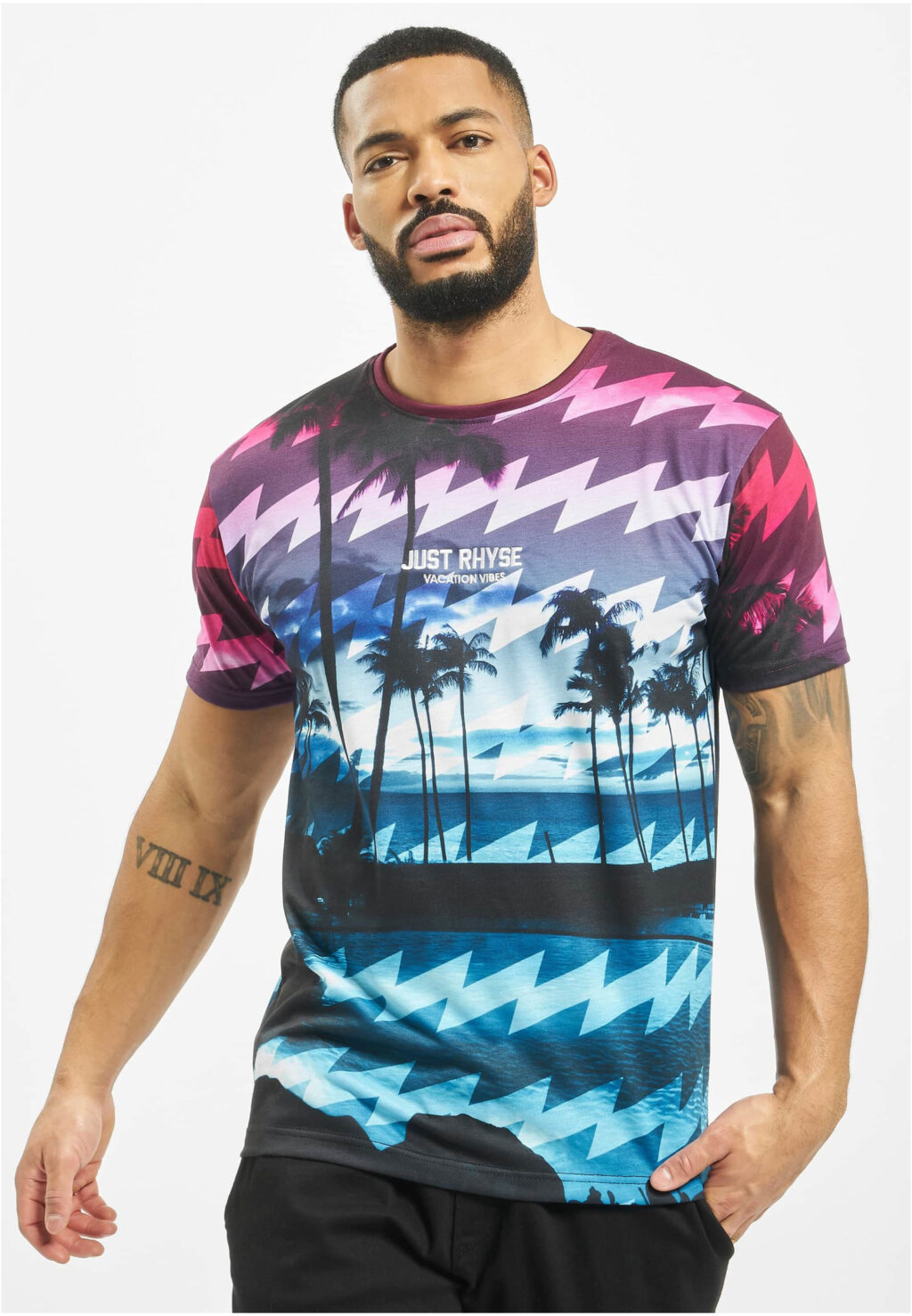 Just Rhyse Palm Coast T-Shirt colored JRTS620