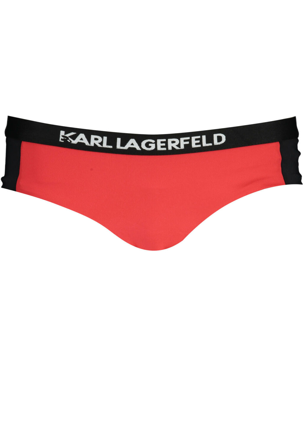 KARL LAGERFELD BEACHWEAR SWIMSUIT SIDE BOTTOM WOMAN RED KL22WBT09_ROSSO_RED