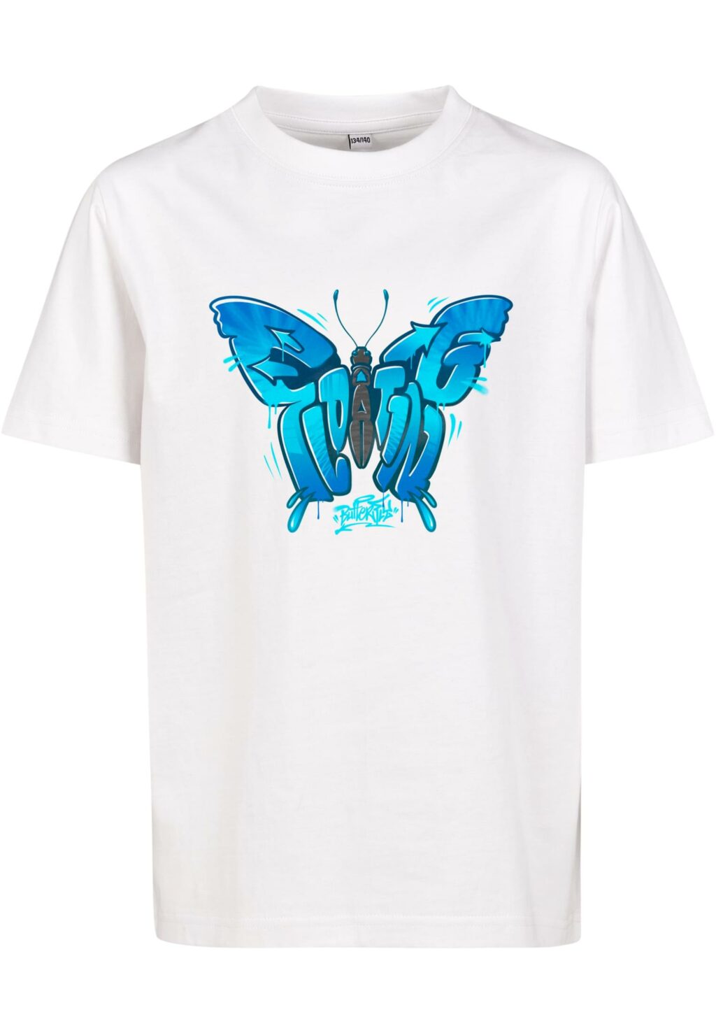 Kids Butterfly Floating Tee white MTK231