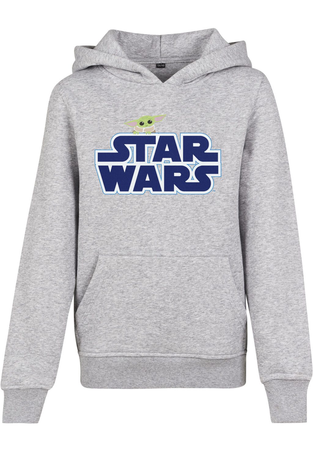 Kids Star Wars Blue Logo Hoody heather grey MTK147