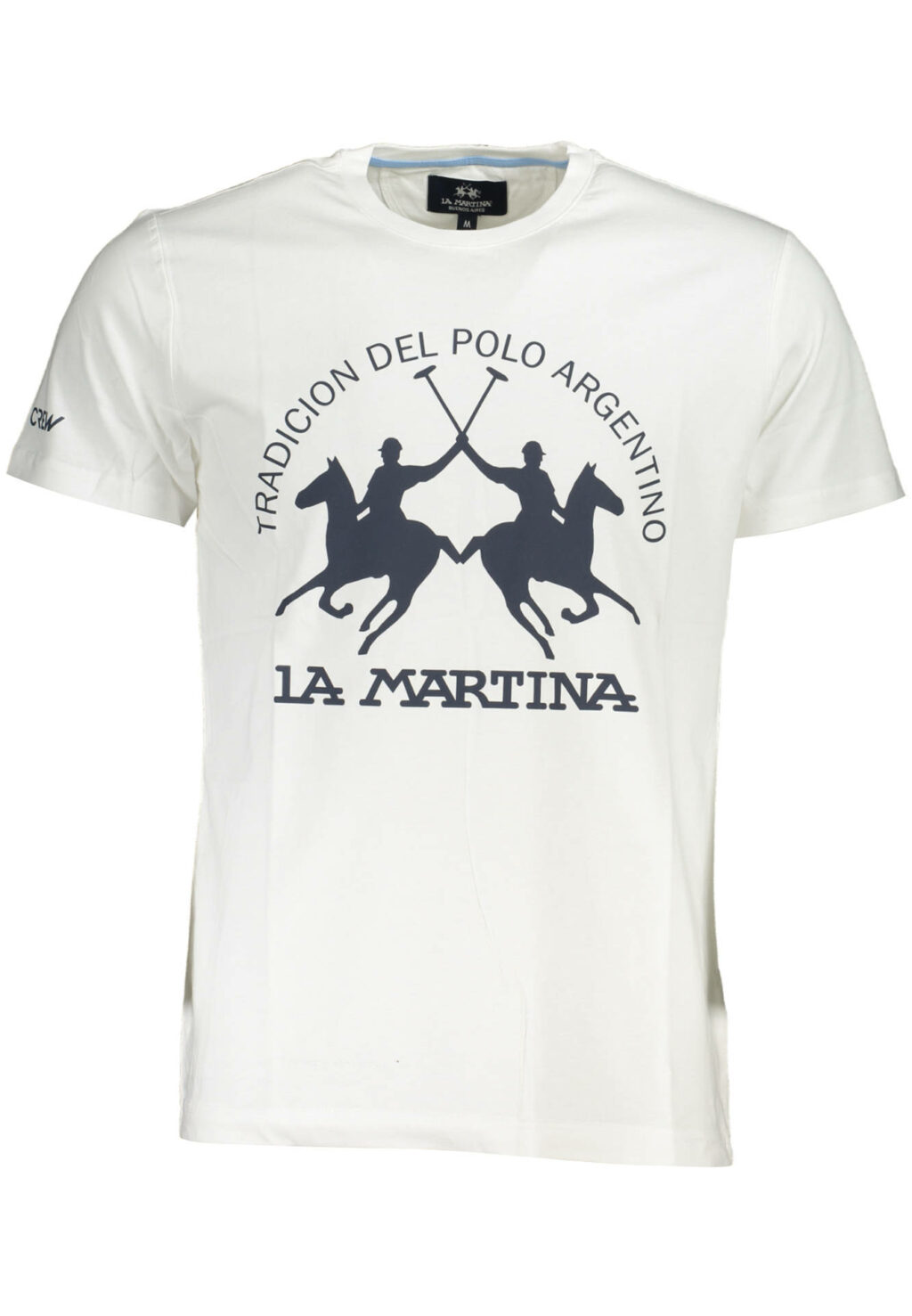 LA MARTINA WHITE MAN SHORT SLEEVE T-SHIRT XMR011-JS206_BIANCO_00001