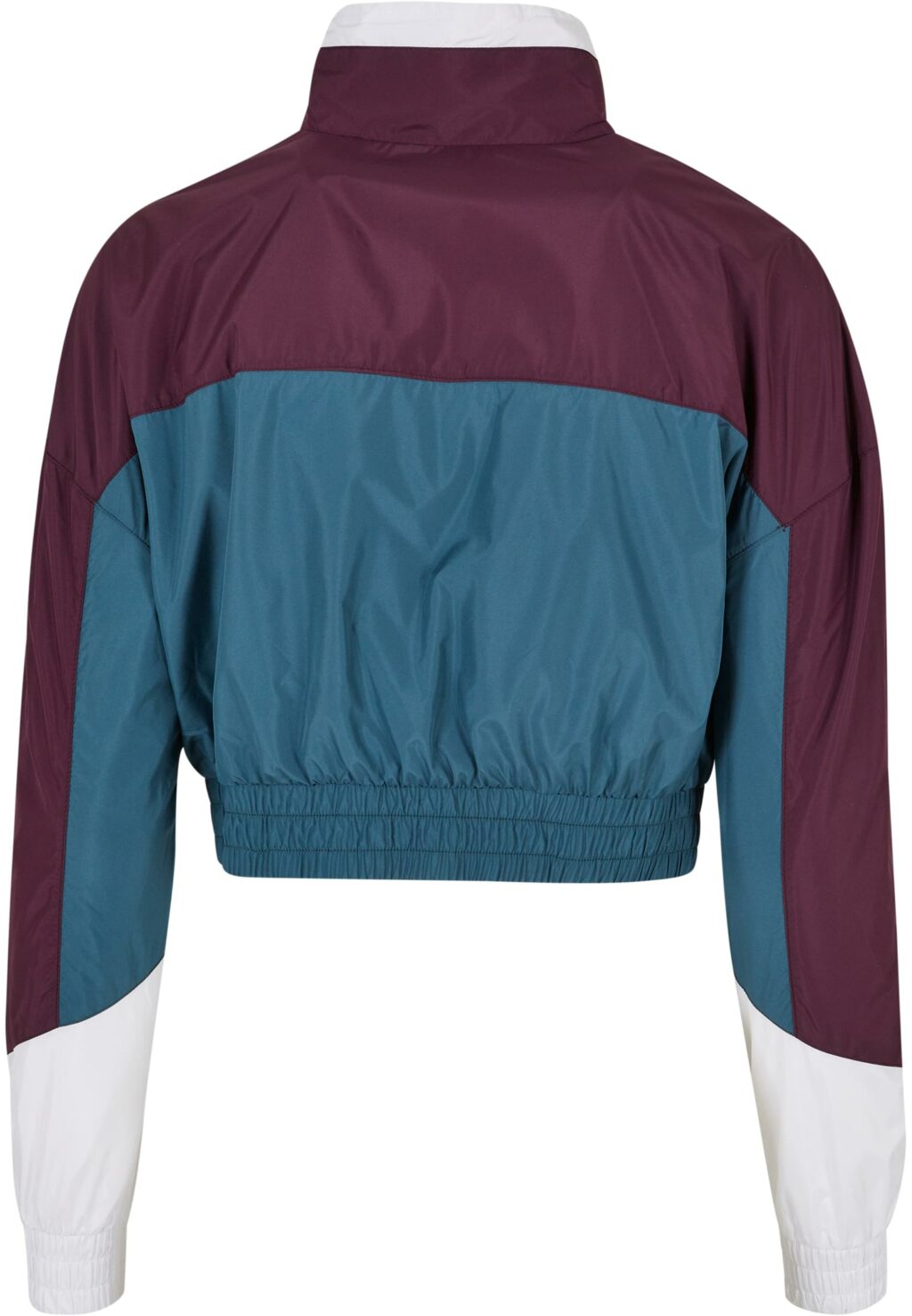 Ladies Starter Colorblock Pull Over Jacket darkviolet/teal ST171