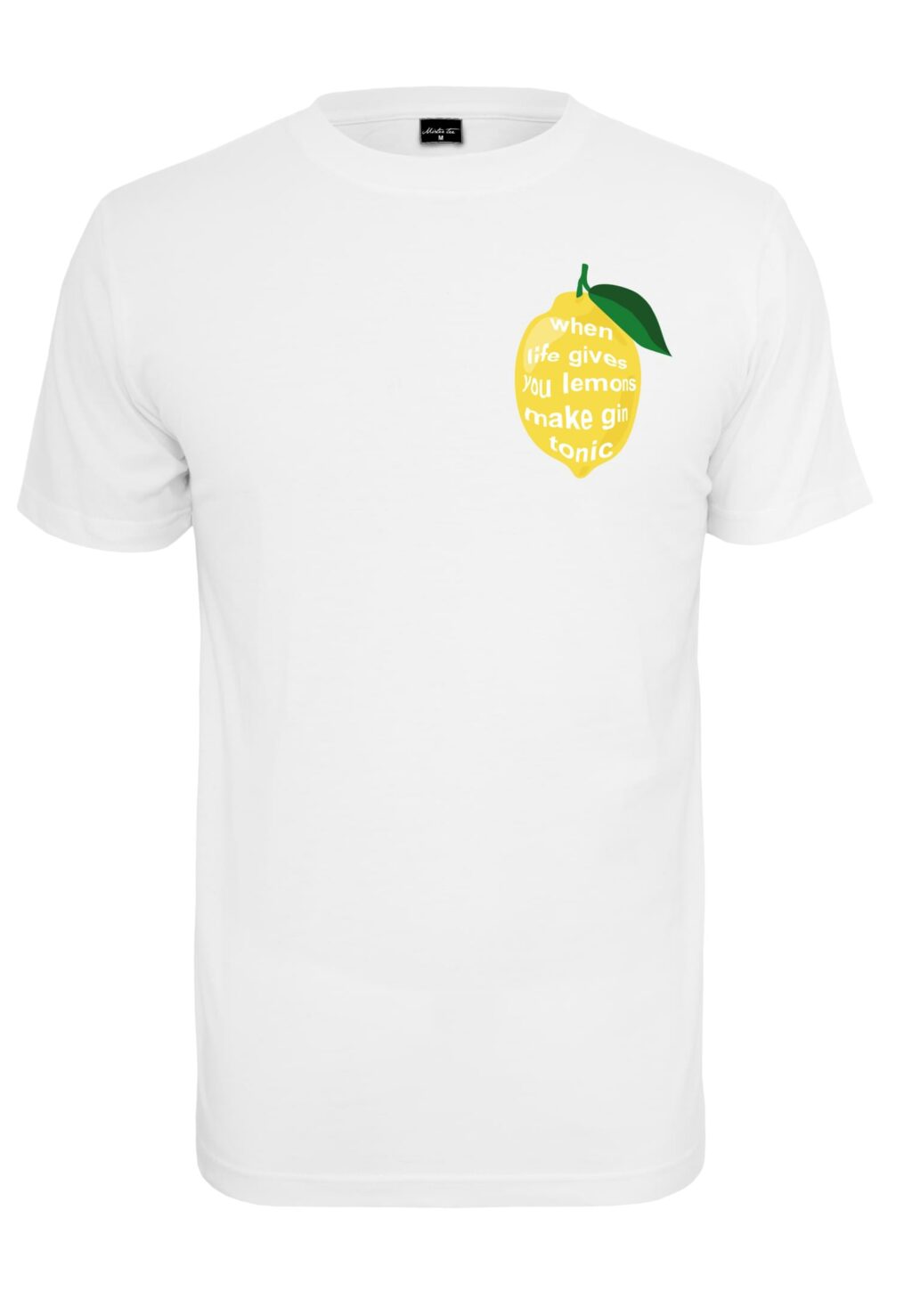 Life Gives Lemons Tee T-Shirt Round Neck white MT2400