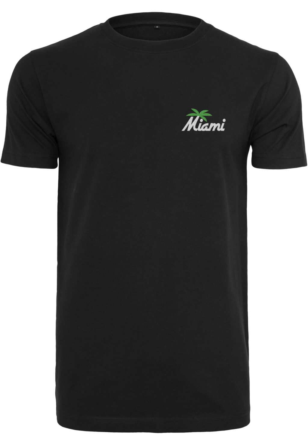 Miami Palm Tree EMB Tee  black MT3159