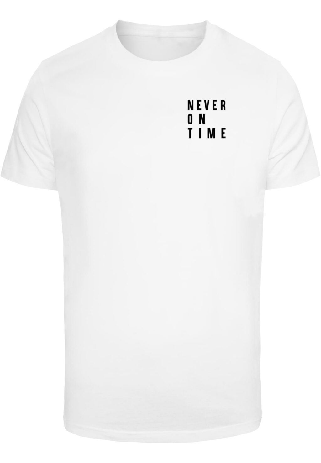 Never On Time Tee white MT1144